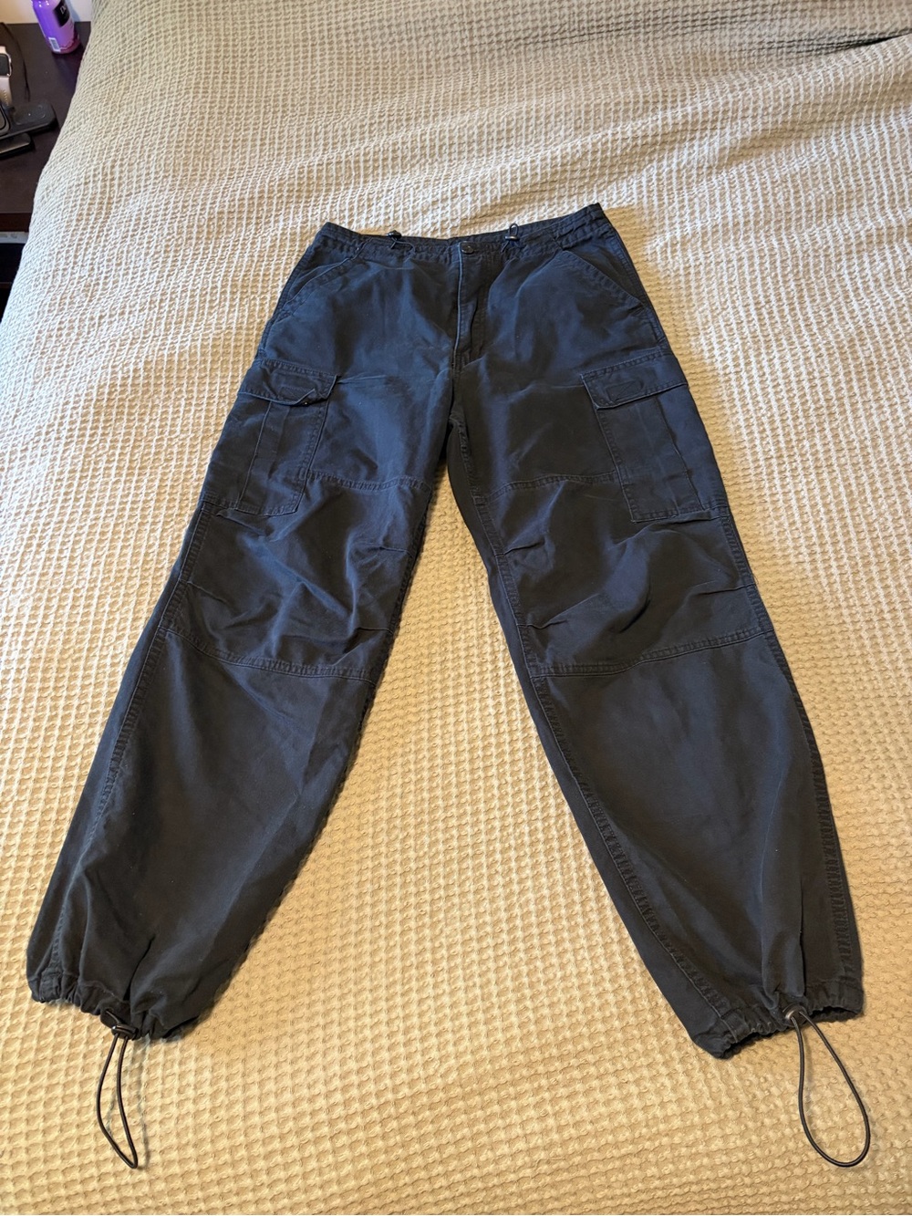 Brandy Melville Black Cargo Pants